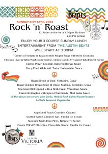 Rock and Roast Menu