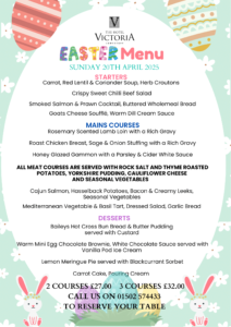 Easter Sunday Lunch 2025 Hotel Victoria