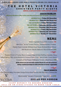 Christmas Party Events 2025 Hotel Victoria