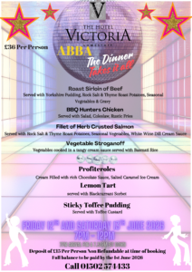 Abba Menu 2026 Hotel Victoria