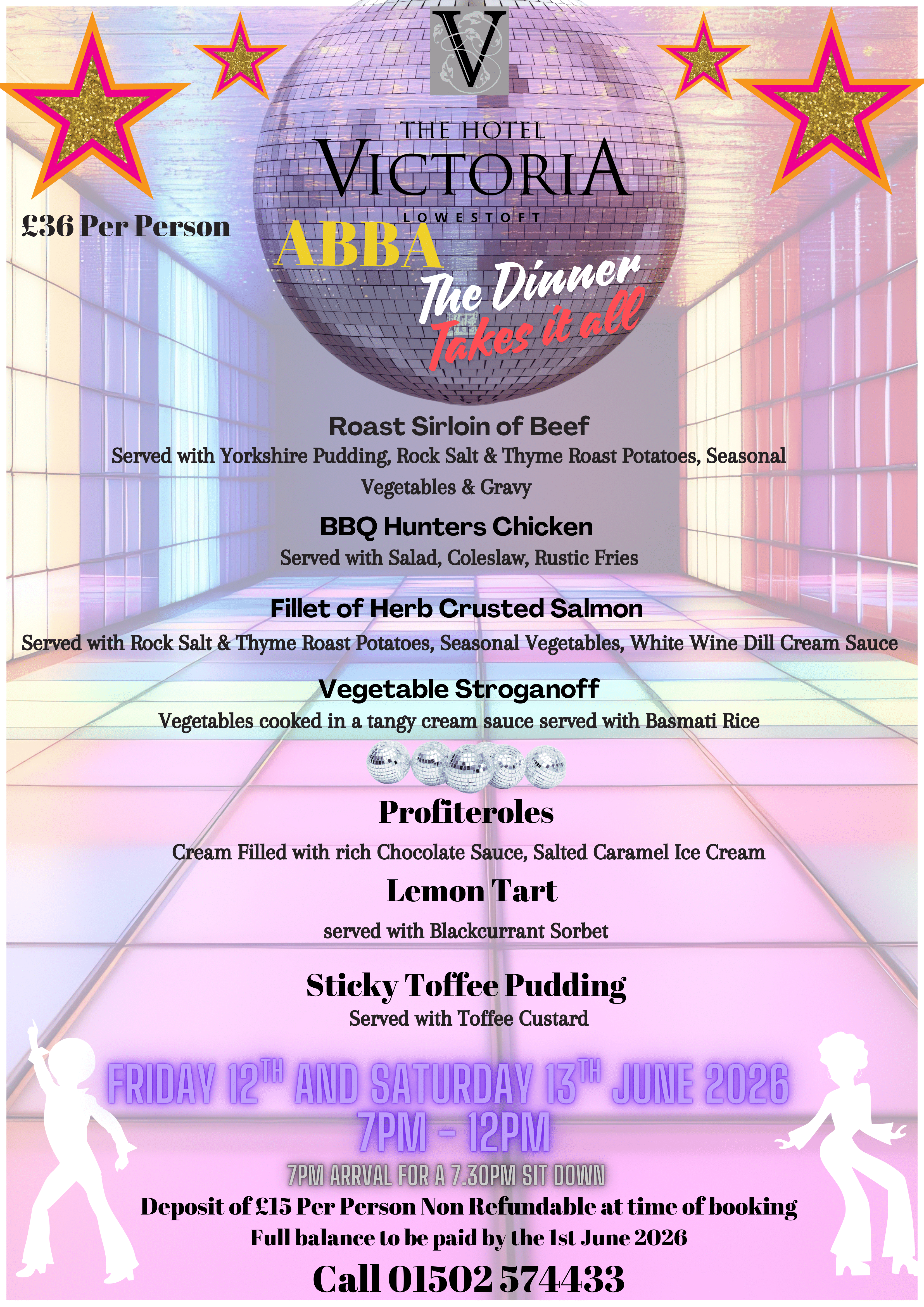 Abba Menu 2026 Hotel Victoria