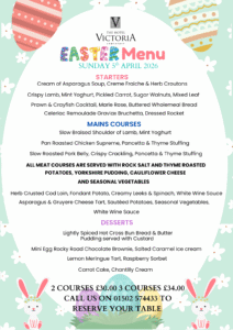 Easter Sunday Lunch 2026 Hotel Victoria