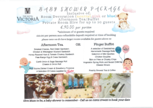 Baby Shower Afternoon Tea Hotel Victoria