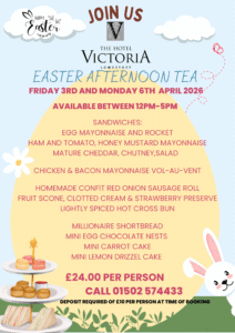 Easter Afternoon Tea 2026 Hotel Victoria